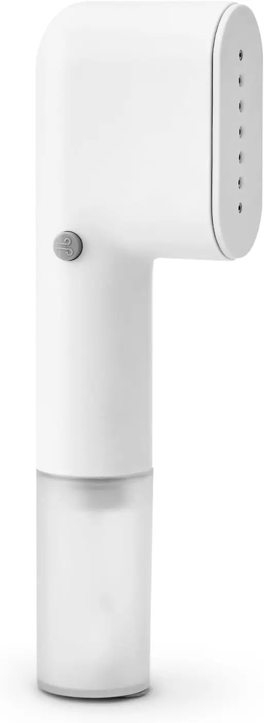 

Портативный дорожный отпариватель 2-в-1, нагрев 15S, легкий прибор для удаления морщин на ткани, белый, 1,1 фунта