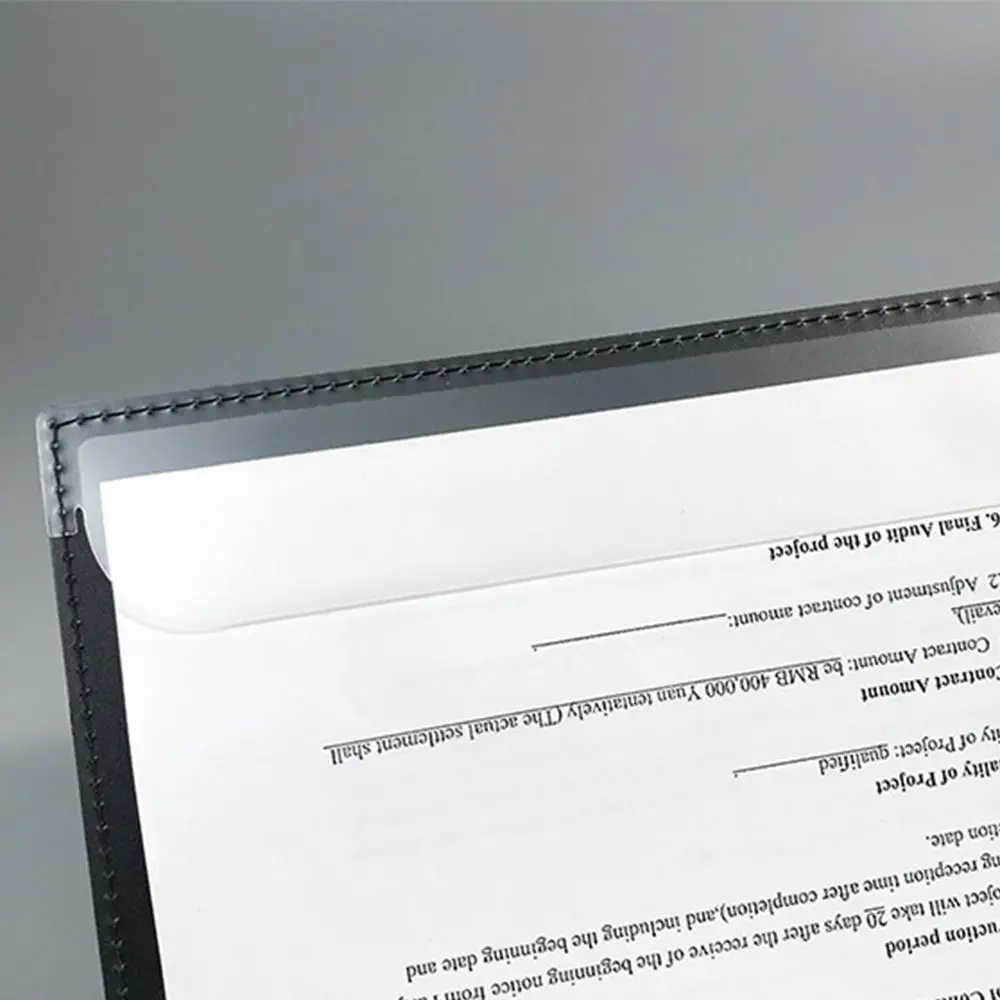 حافظة للتمريض قابلة للطي 2/3 طبقات إصدار ملون من أوراق الغش المحمولة مع مشبك لوحة ملف A4 للطلاب #3