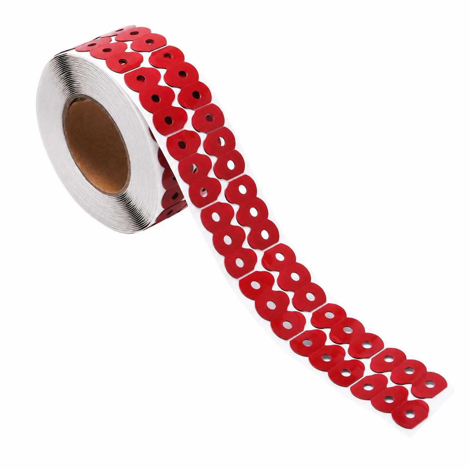 Eyeglass Lens Processing Grip Sticker Rubber Polishing Pad with Center Hole for Optical Work