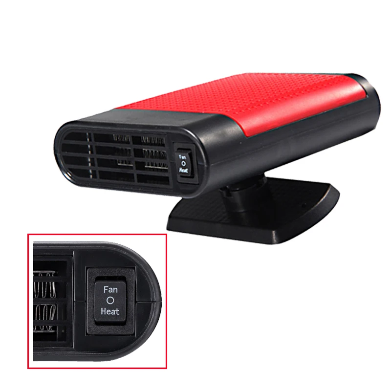 

Interior Heating Accessories Snow Defogger New D22 Overheat Protection Energy-saving 12v gray/red Car Heater