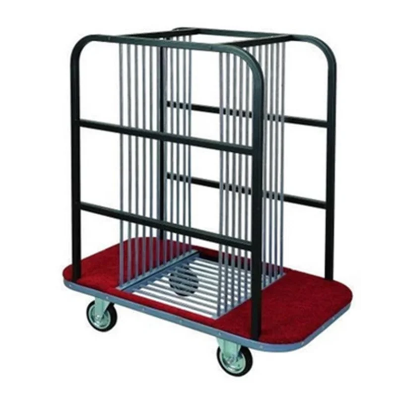 Hotel glass turntable storage countertop transporter glass trolley delivery tool cart