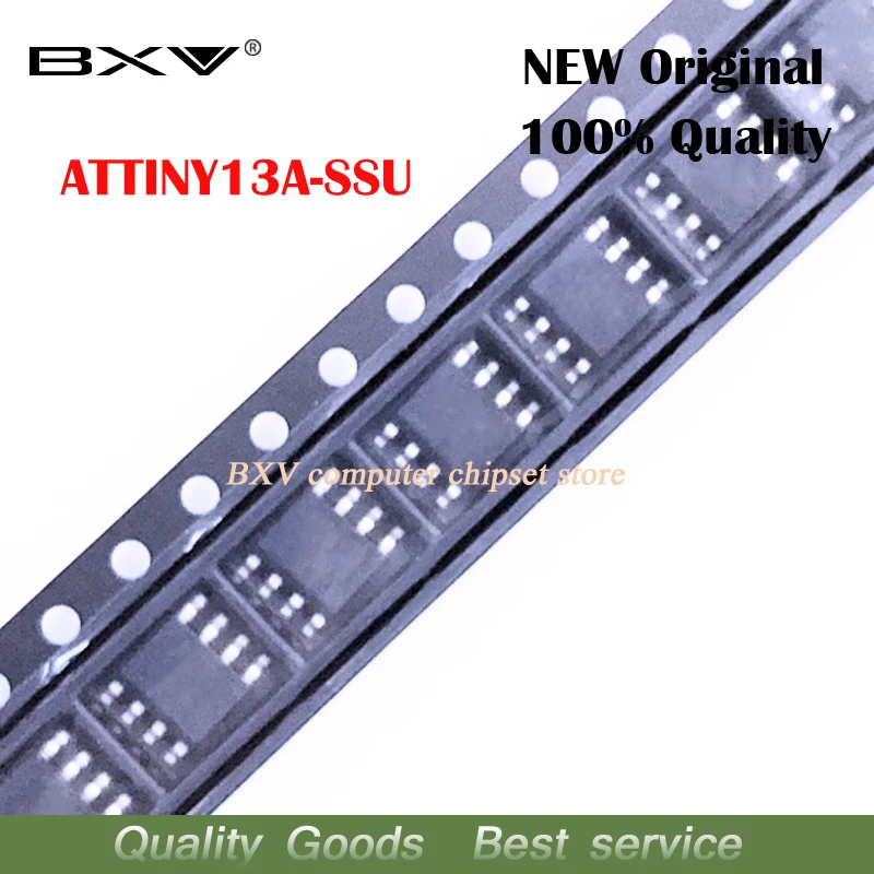 5PCS/LOT ATTINY13 ATTINY13A TINY13A MCU AVR 1K FLASH 20MHZ  IC ATTINY13A-SSU SOP-8