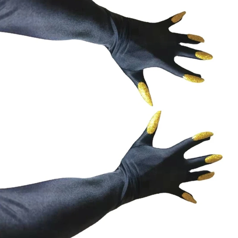 Funny Claw Gloves Birthday Party Cosplay Mardi Gras Long Nails Accessories Halloween Costume Gloves