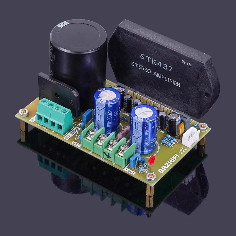 Classic Single-Ended OTL Circuit STK Beautiful Sound Thick Film STK437 Amplifier Board DIY Finished Board Bold Sweet Sound