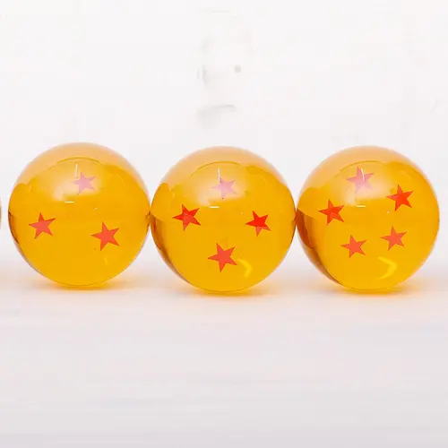 Dragon Ball 7Pcs/Set 1:1 Crystal 3.5cm Action Figure Toys Summon Shenron Wishing Collection Anime Model Gift - Image 6