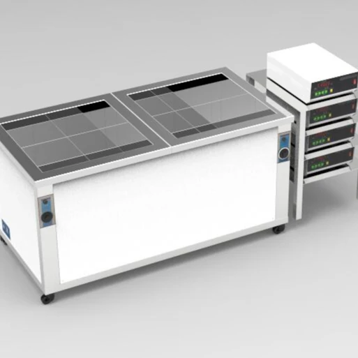 Double Tank Ultrasonic Cleaner With Industrial Rinsing or Drying Tank Ultrasound Cleaning Washing Machine