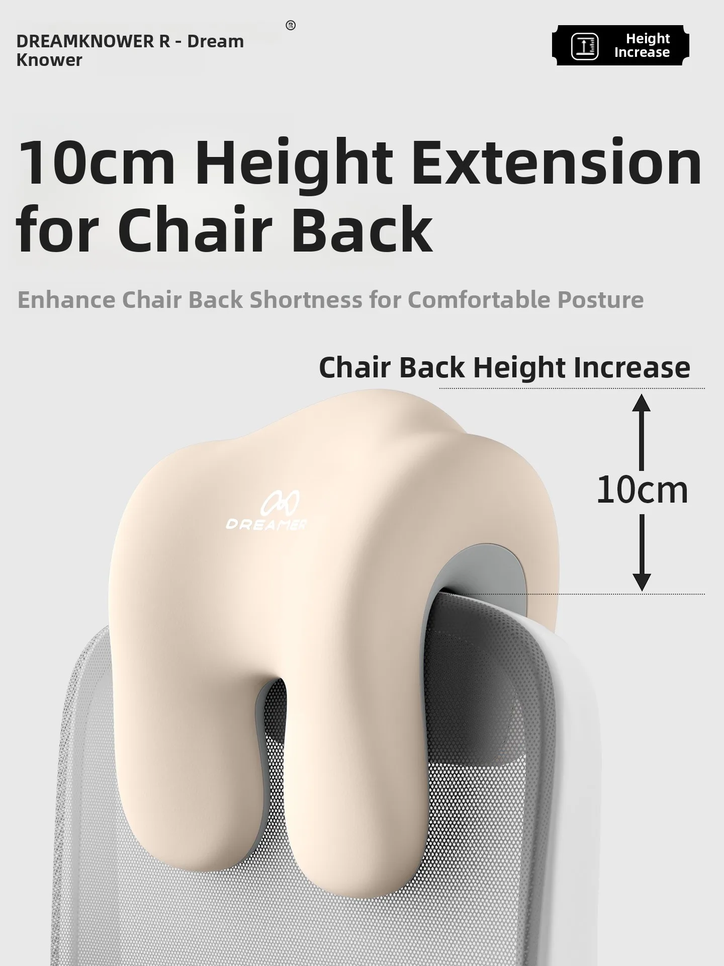 Zhimengren Memory Foam Neck Support Pillow for Nap Office Chair Headrest Position Specific Backwards Or Belly up Sleep