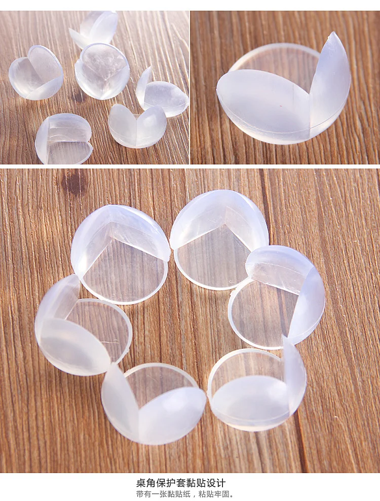 10Pcs Baby Safety Silicone Protector Table Corner Edge Guards Protection Cover Children Anticollision