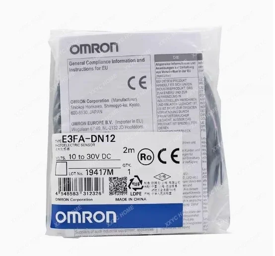 

Omron E3T-FL11 E3T-FL13 E3T-FL22 Authentic Original Photoelectric Switch Sensor 2M Stable Performance Wide Range Uses Sensors