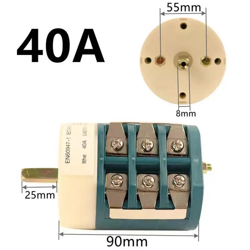 1Pc40A 220/380V Car Tyre Changer Switch Tire Repiar Machine Replacement Part Forward Reverse Cylinder Controlling Device