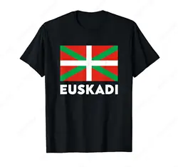Euskadi Flag Basque Country Flag T-Shirt Unisex Cotton Short Sleeve Travel Tee