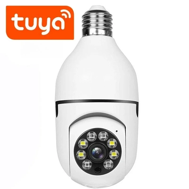 

CARPBABA 2MP Tuya Wifi Bulb E27 Surveillance Camera Full Color Night Vision 360° Rotating Human Tracking Two-way Talk Smart Home
