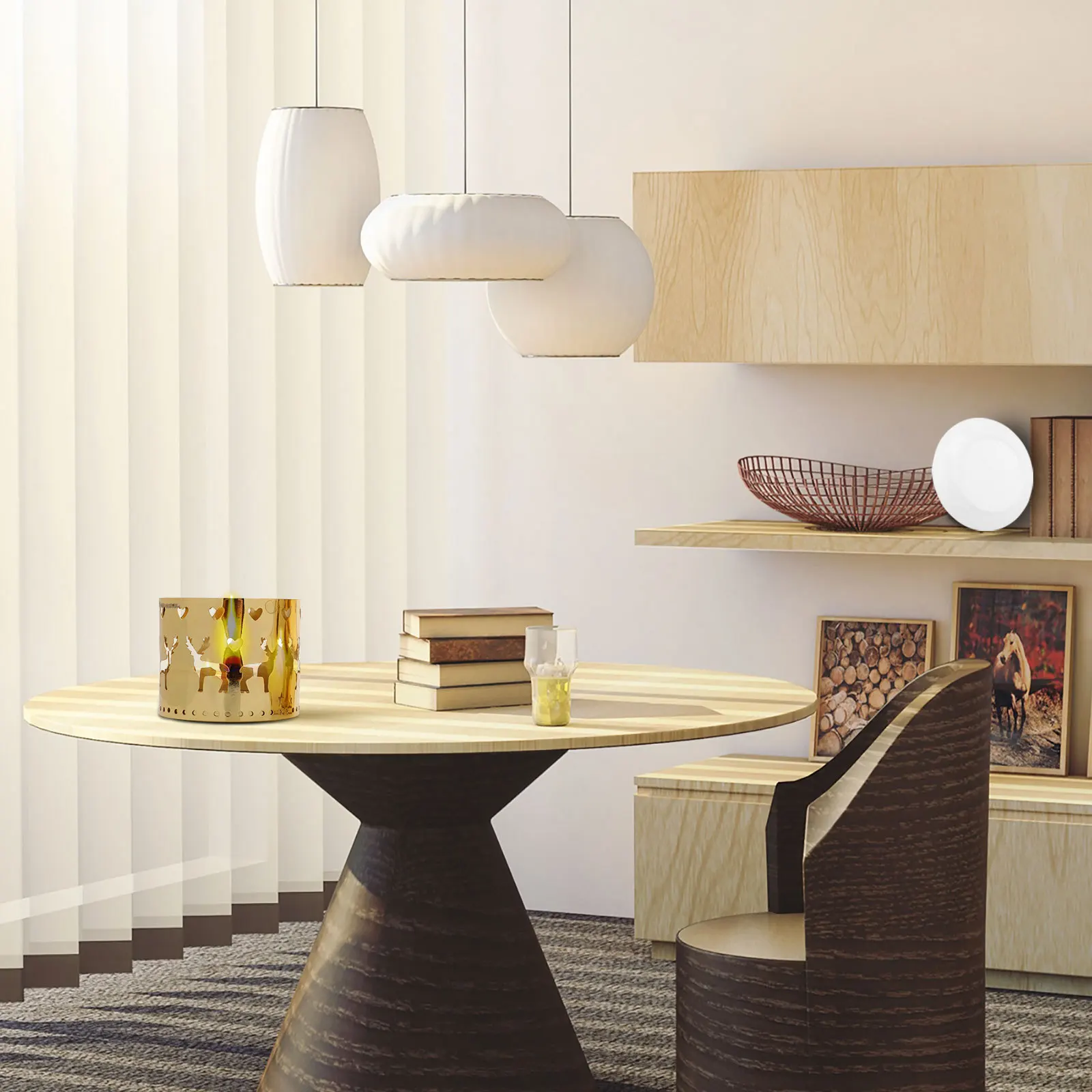 

3pcs Hollow Holder Iron Christmas Decorative Tea Light Stand For Tabletop Party Decoration Xmas Candlestick Desktop