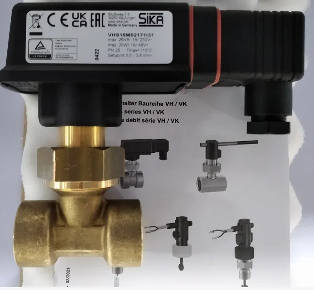 

SIKA VT1541KMEIKO05 Flow Switch SIKA VT1541KTRUMP14 Flow Meter