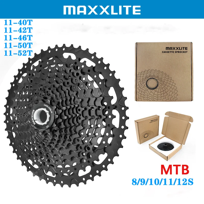 

SUNSHINE Black MTB Bicycle Freewheel 8 9 11 12 speed Bike Freewheel K7 12v 11-40/42/46/50/52T Bike Flywheel Sprocket for Shimano