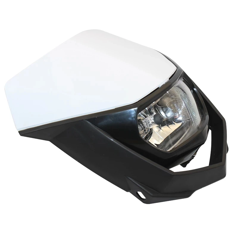 For Yamaha KLX KLF 250 350 Motorcycle Headlight Plate 35W Dirt Pit Bike Universal Enduro Motocross Headlamp Fairing Wholesale