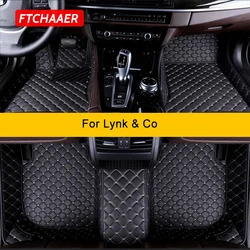 FTCHAAER Custom Car Floor Mats For Lynk & Co 01 02 03 05 06 09 Auto Carpets Foot Coche Accessorie