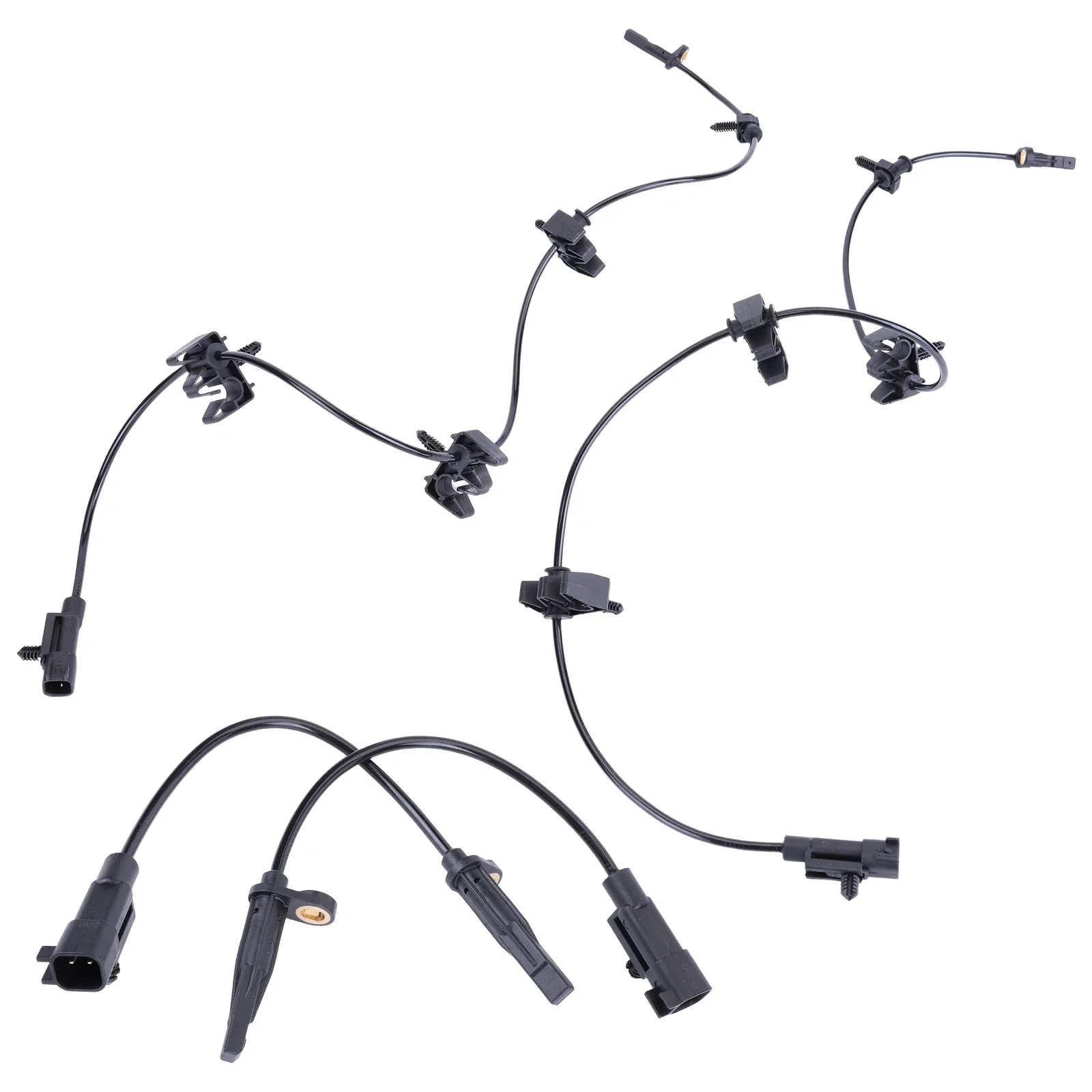 

4pcs For 2010-2016 Cadillac SRX ABS Sensors Front, Rear, Left, and Right 15921849 X 2 + 25894693 *2