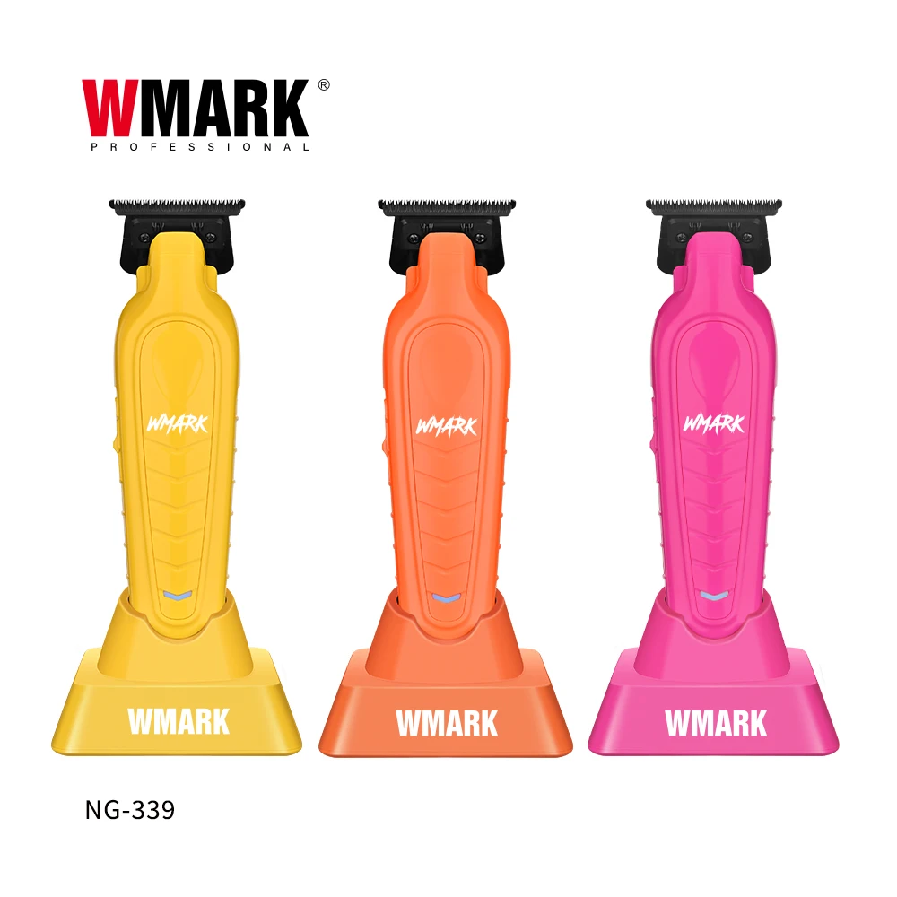 WMARK NG-339 Hair Detail Trimmer, Hair Clipper Electric Hair Cutting Hair Cut, DLC Powder Metallurgy T-style Blade