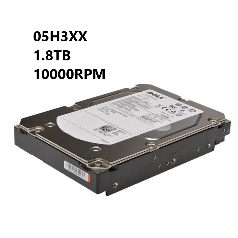 

NEW HDD 05H3XX 1.8TB 10000RPM SAS 12Gb/s Hot-Pluggable (512e) 2.5-Inch Hard Drive with Tray for De+ll Compellent Storage Array