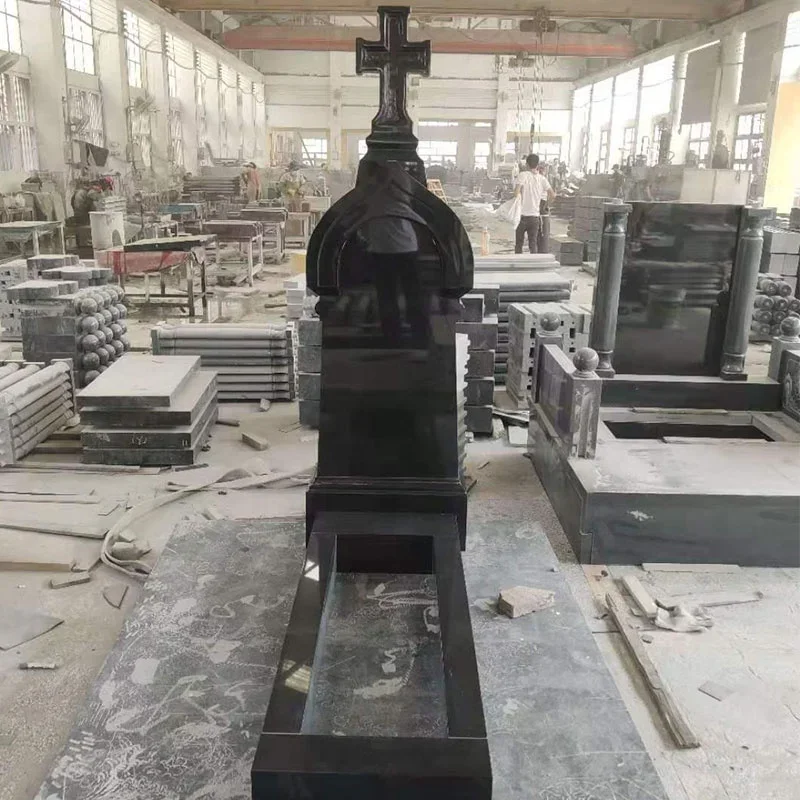 Black Granite Cheap Monument & Tombstone & Gravestone granit monument china black