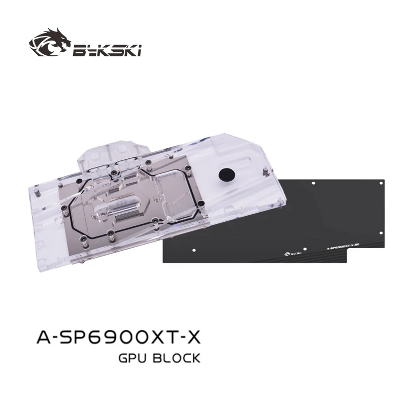 Bykski A-SP6900XT-X Water Block Use for Sapphire  RX 6800XT Nitro+ /RX 6900 XT Nitro GPU Card / Full Cover Copper Radiator