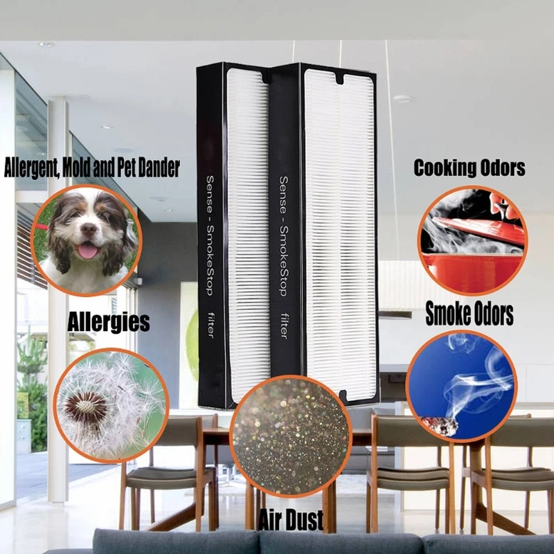 Filtro purificador ar hepa, filtro substituição, material plástico para blueair envio direto