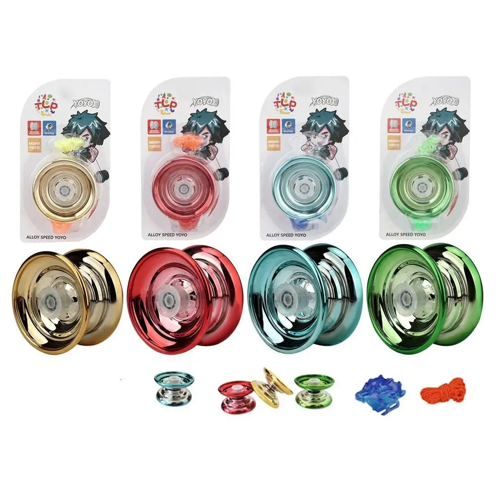 

Props Professional Interesting Toy Beginners High Speed Boy Toys Luminous Yoyo Aluminum Yoyo Competition Yo-Yo Metal Yoyo