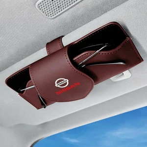 PU Leather Case for Sunglasses, Sunset, Carton holder, Nissan Nismo Tiida Teana Gtr 350Z 370Z 6 Main Sales Gate Girls Tiida - №5