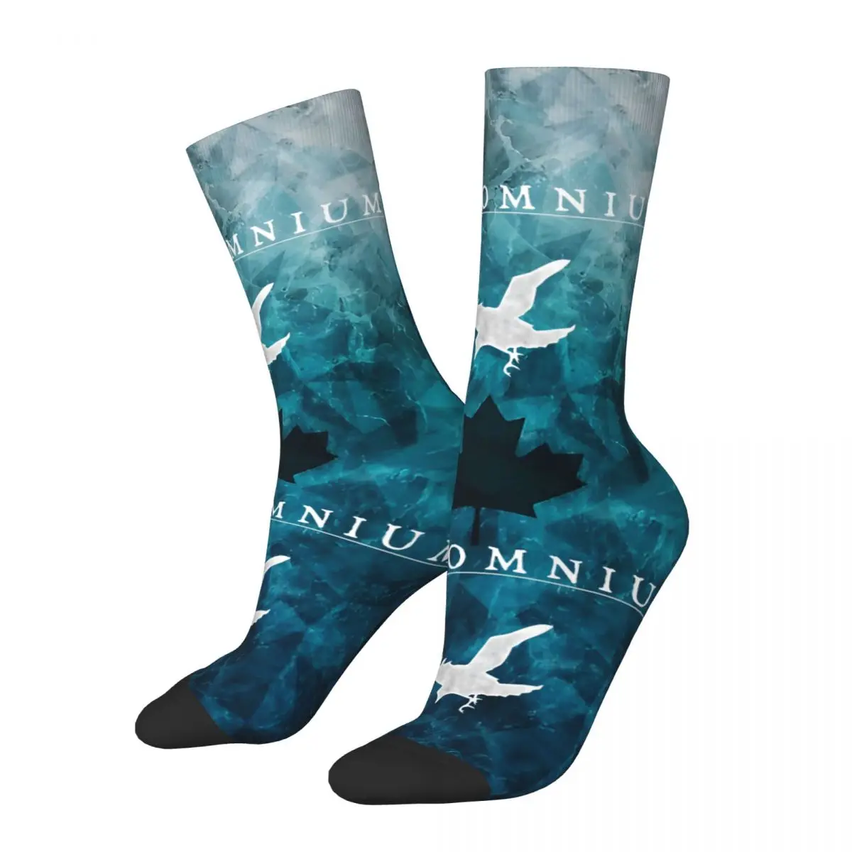 

Crazy compression Crow Logo Sock for Men Vintage Insomnium Quality Pattern Crew Sock Casual