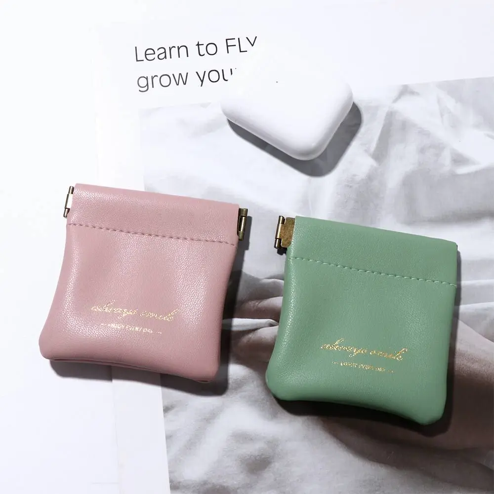 Ins stil PU Leder Kleinigkeiten Fall Kopfhörer Schutzhülle Kleine geldbörse Kosmetik Tasche Mini Kopfhörer Tasche