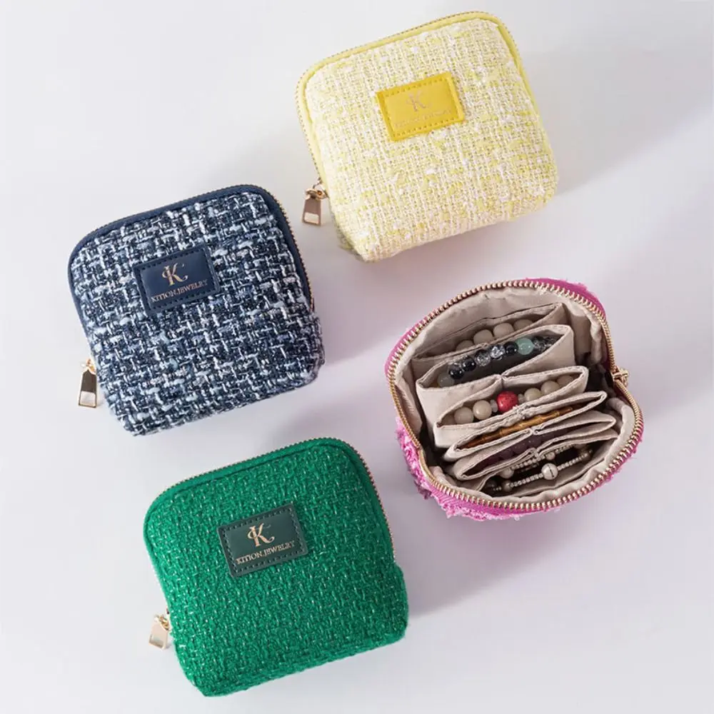 

Multi-layer Jewelry Packing Bag Earrings Rings Bracelet Necklace Jewelry Storage Bag Large Capacity Organizer