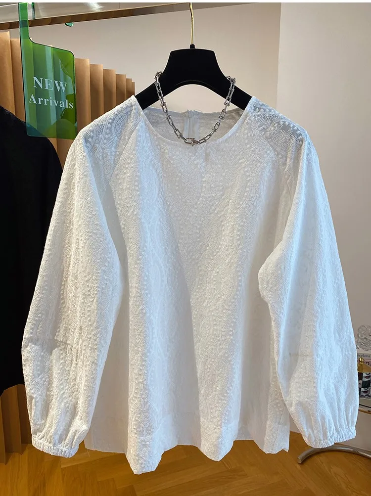 

Long Sleeved T Shirts Plain Womens Summer Cotton Hollow Out Lightweight Sleek Airy Youthful Activity Simple Quickdry Energetic