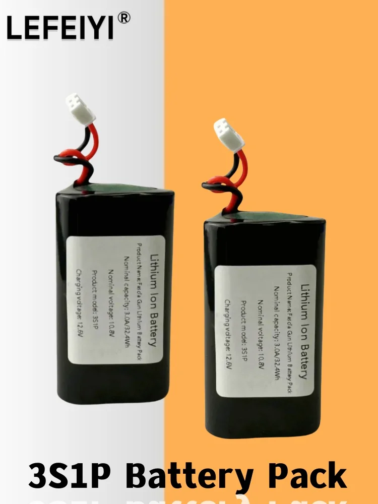 

12v 3s1p lithium ion battery, 12.6v/11.1v 18650, 3000mah backup power supply, cctv, camera, fascia gun, lithium ion battery