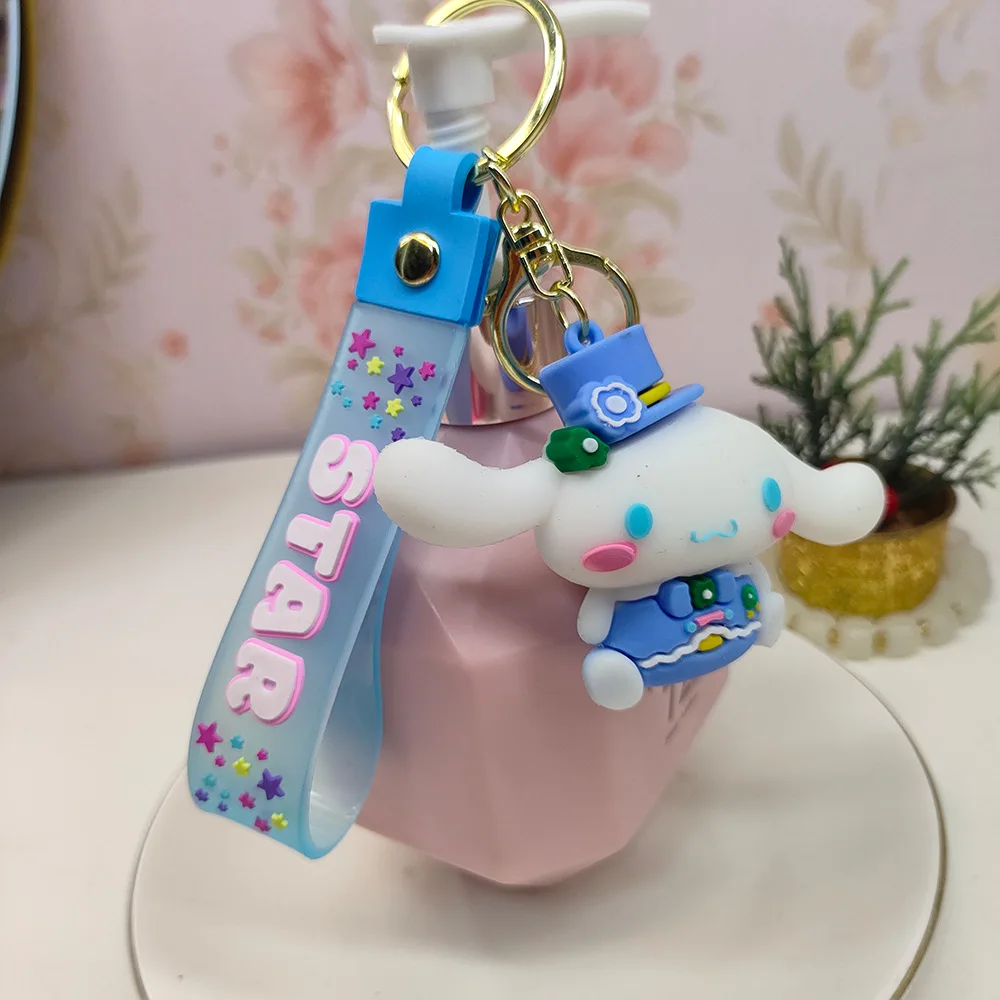 1PCSNew سلسلة المفاتيح الصغيرة الكرتون الإبداعية ثلاثية الأبعاد دمية الطلاب المدرسية قلادة سيارة مفتاح سلسلة النساء الرجال يعرض 2025 #3