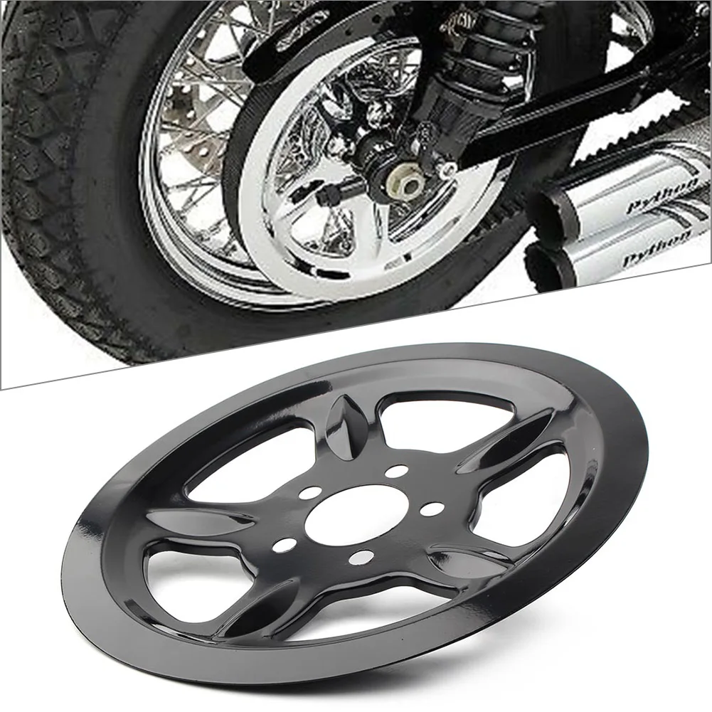 Motorcycle Rear Pulley Cover For Harley XL883 1200 Sportster XL883 1200 XL 883 1200 Gloss Black