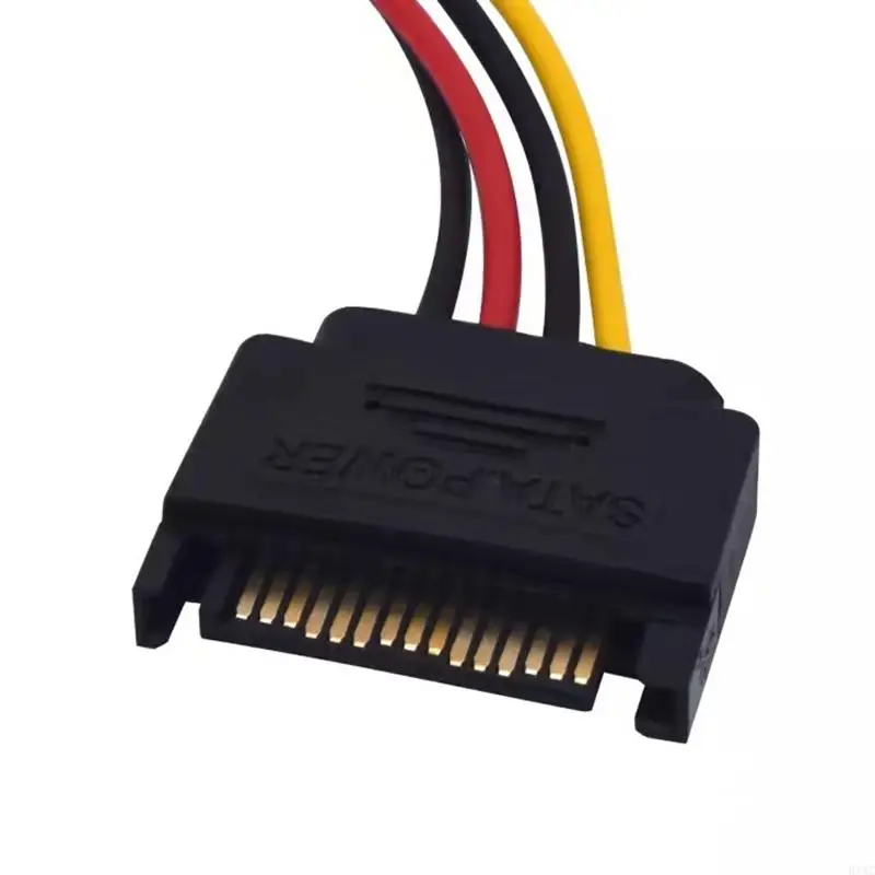 918C 15P на 4Pin IDE-конвертер Кабель питания Портативный удлинительный кабель 20 см x 2