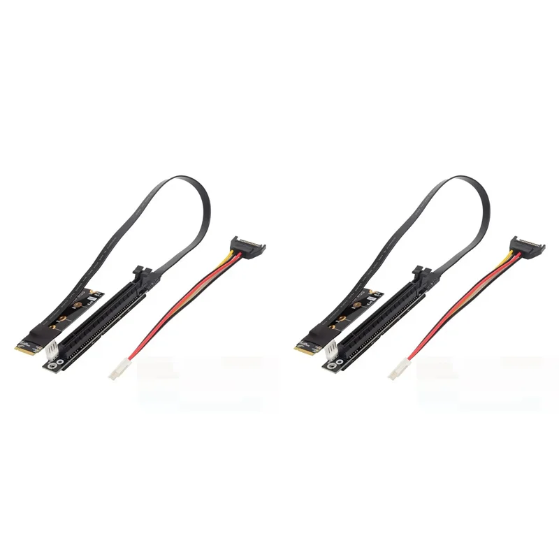 

ABHE-2X M.2 Nvme To Pcie X16 Удлинительный кабель Gen3 Перемычка адаптера для майнинга
