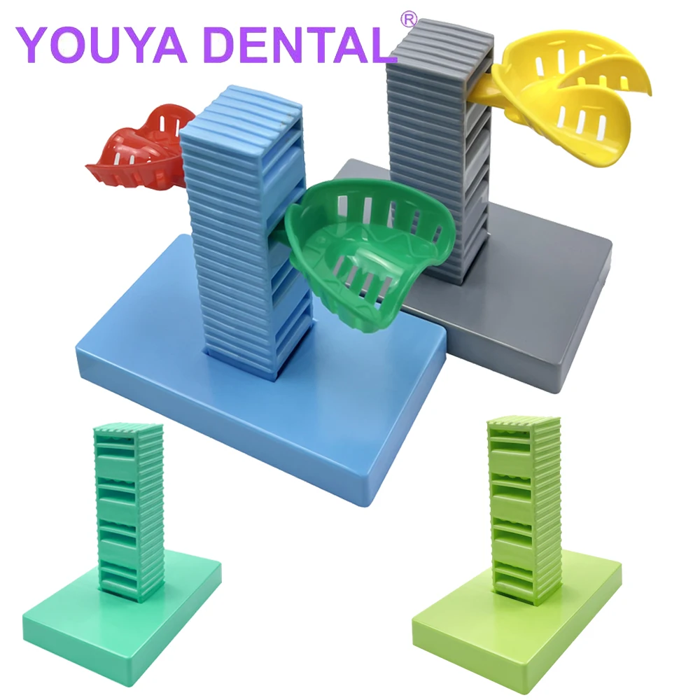 

1Pcs Dental Impression Tray Holder Dentistry Lab Collection Trays Base Bracket Placement Holder Tooth Tray Storage Rack