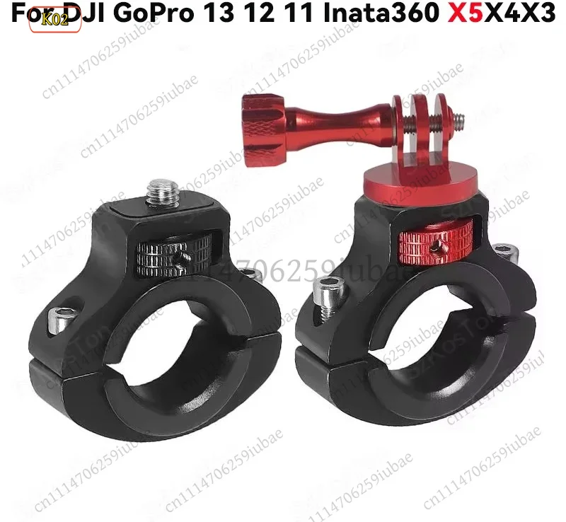 1/4 Screw Metal Bike Mount Motorcycle Handlebar Holder for Action Camera 13 12 11 X5 X4 6 5 4 Accessories