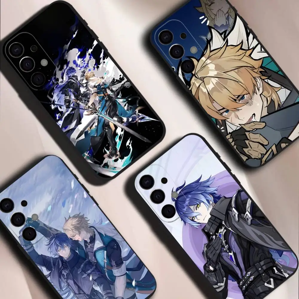 

Varka Flins Varflins Shockproof Phone Case For Samsung S26,S25,S24,S21,S22,S23,S30,Ultra,S20,Plus,Fe,Lite,5G Black Cover