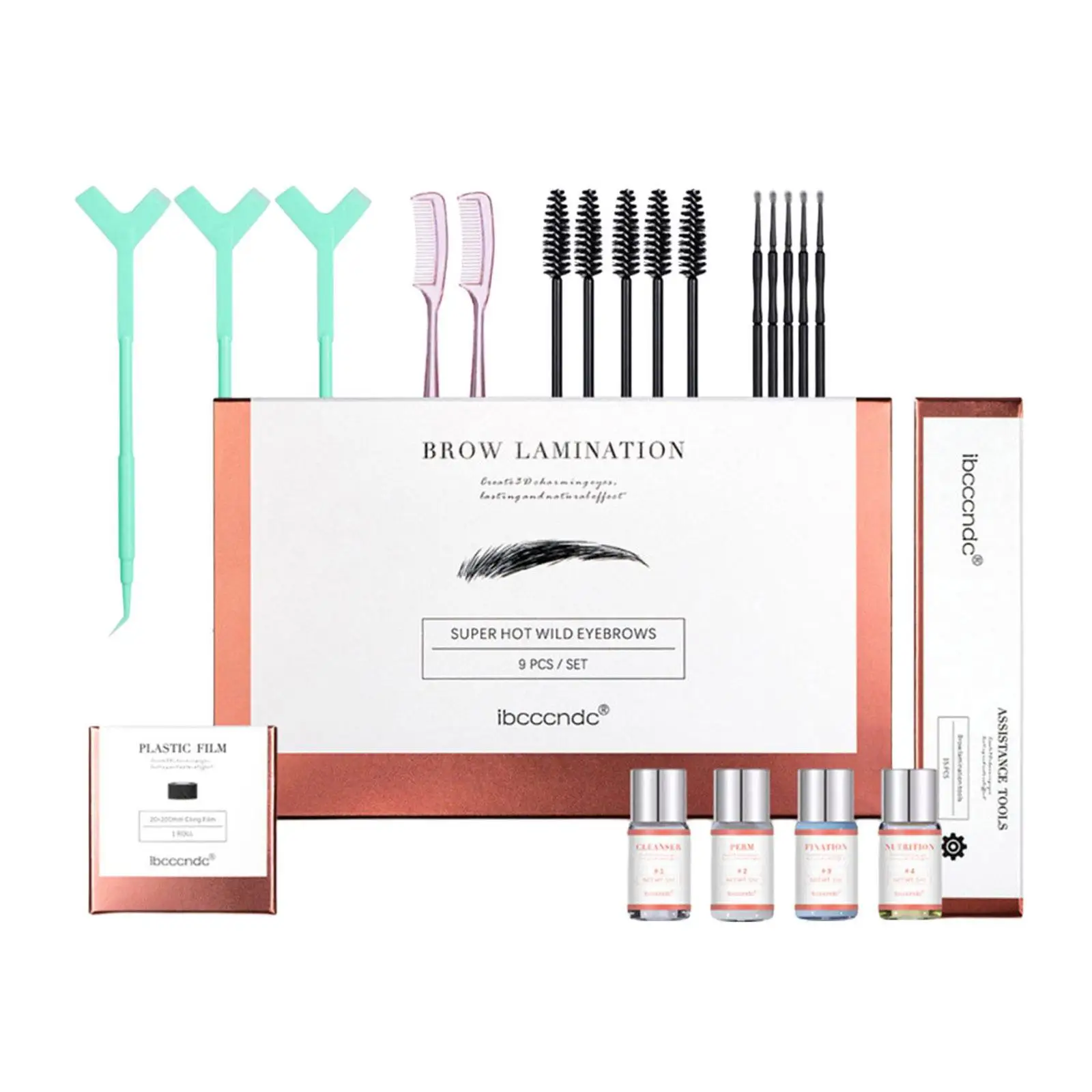 Lamination Kit Professional Tool Brow Kits for Brow Perming Eye Makeup Brow Styling Trendy Brow Beginners