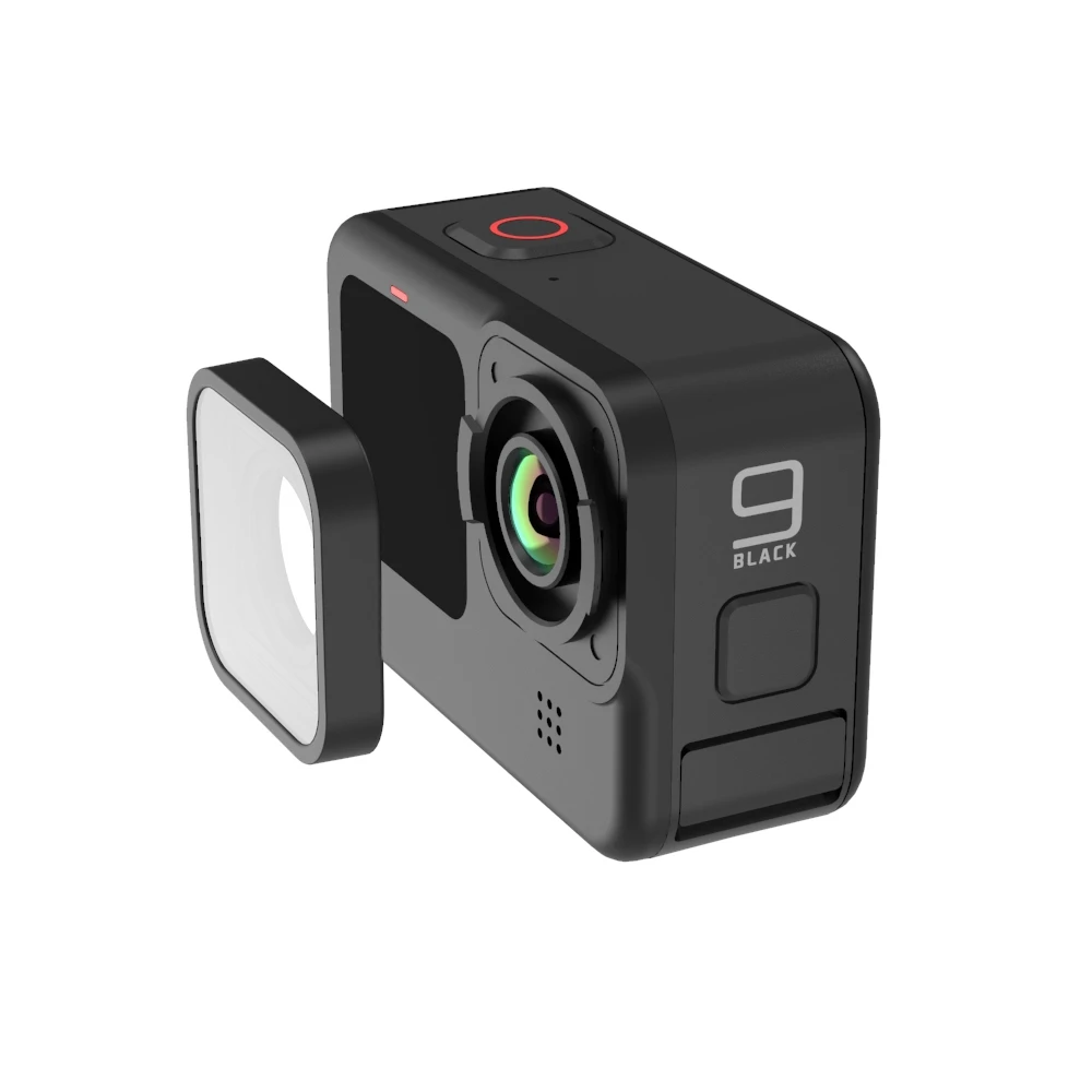 Filtro de protección UV para GoPro Hero 9, cubierta de repuesto para lente de cámara deportiva, Cámara de Acción