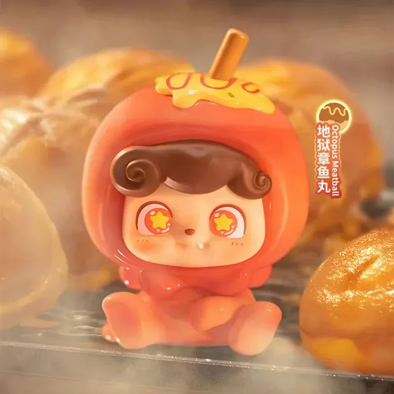 

JOTOYS Q.kid Street Snack Series Mini Blind Box Guess Bag Original Toys Doll Cute Anime Figure Desktop Ornaments Collection Gift