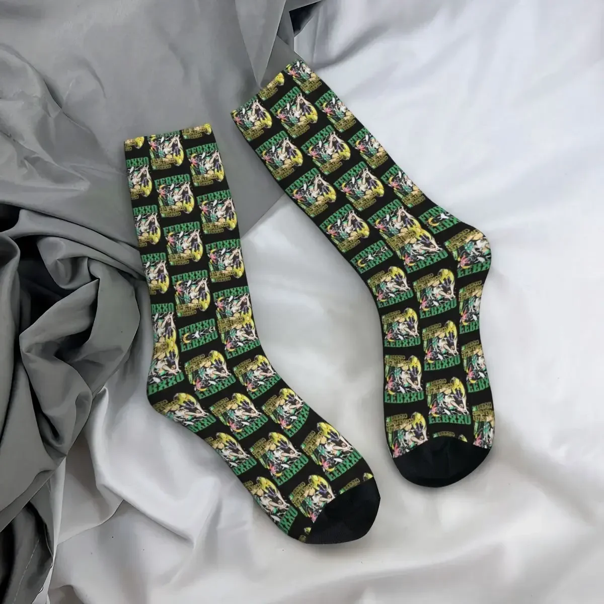 Ferxxo Feid calcetines de vestir Harajuku, medias largas de alta calidad para todas las estaciones, accesorios para hombres y mujeres, regalos