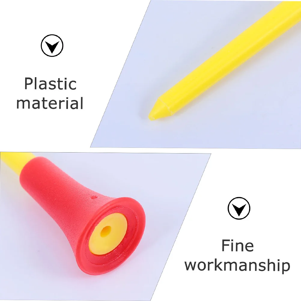 15 قطعة من حوامل الجولف البلاستيكية عالية الجودة تقلل الاحتكاك وتعزز أداء أداة تدريب الجولف لوازم تي شيرت الجولف