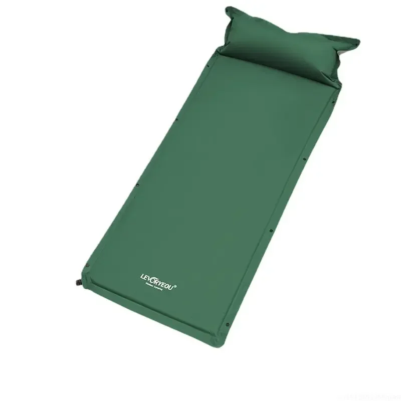 1 persona de espesor 3/5cm colchón autoinflable automático cojín tienda esteras de Camping cama cómoda calefacción almuerzo desc