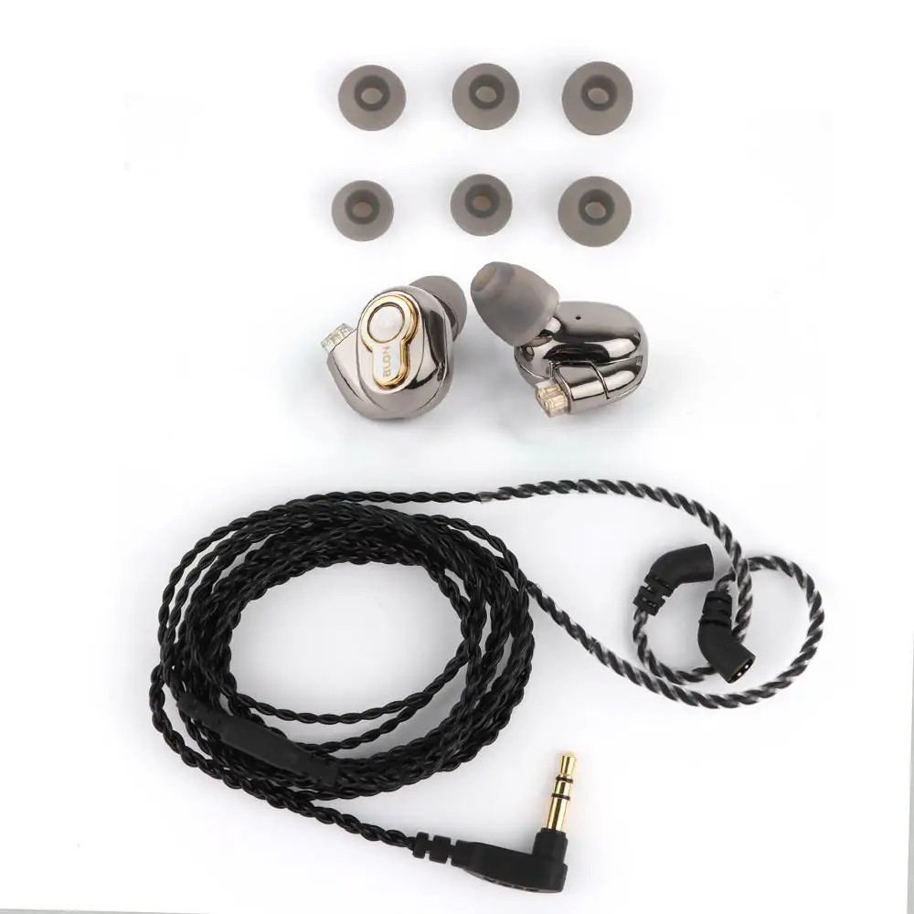 BLON BL-05 第 2 世代 10 ミリメートル CNT カーボンナノチューブダイヤフラム HiFi インイヤーモニター DJ イヤホン 0.78 ミリメートル 2 ピン取り外し可能なケーブル付き