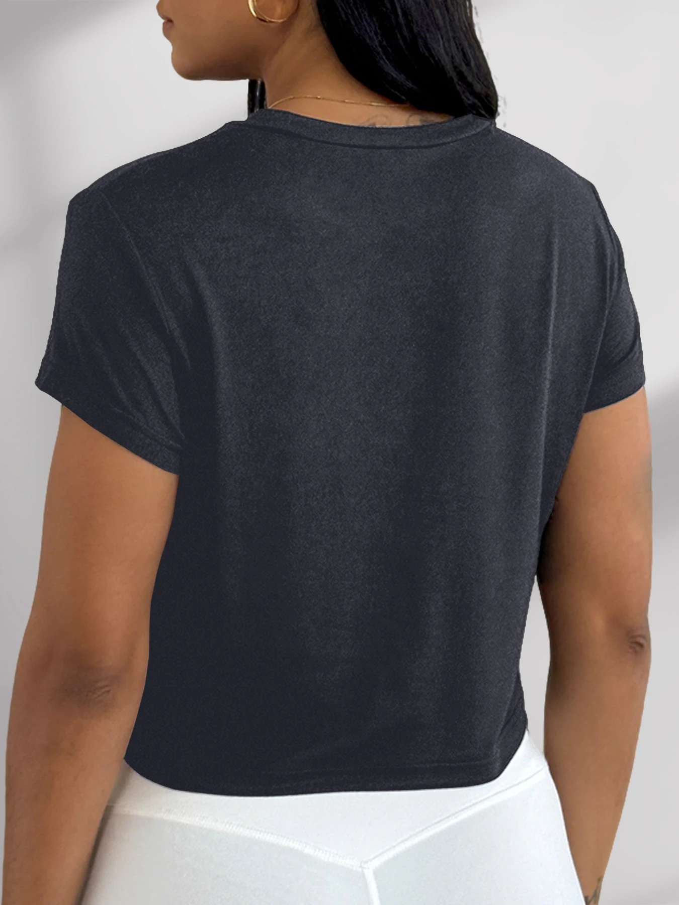 Super Soft Loose  T-Shirts for Women -Moisture-wicking For Yoga Casual Athletic Running Short Sleeve Shirts Crewneck Tops