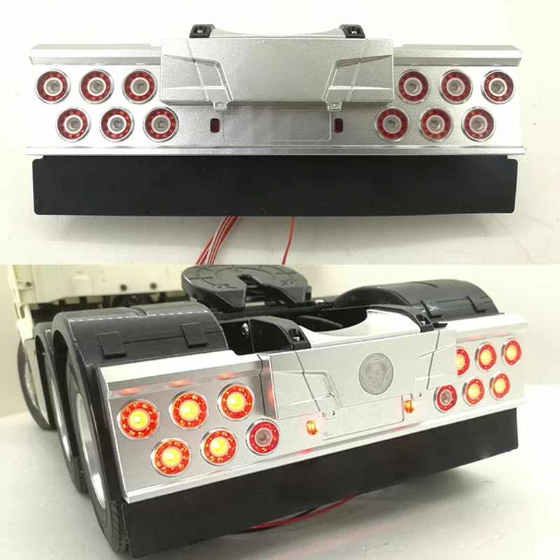 LED 1pcs Metal Angel Eyes Taillight for 1/14 Tamiya RC Truck Scania R730 R620 R470 56323 Diy Parts